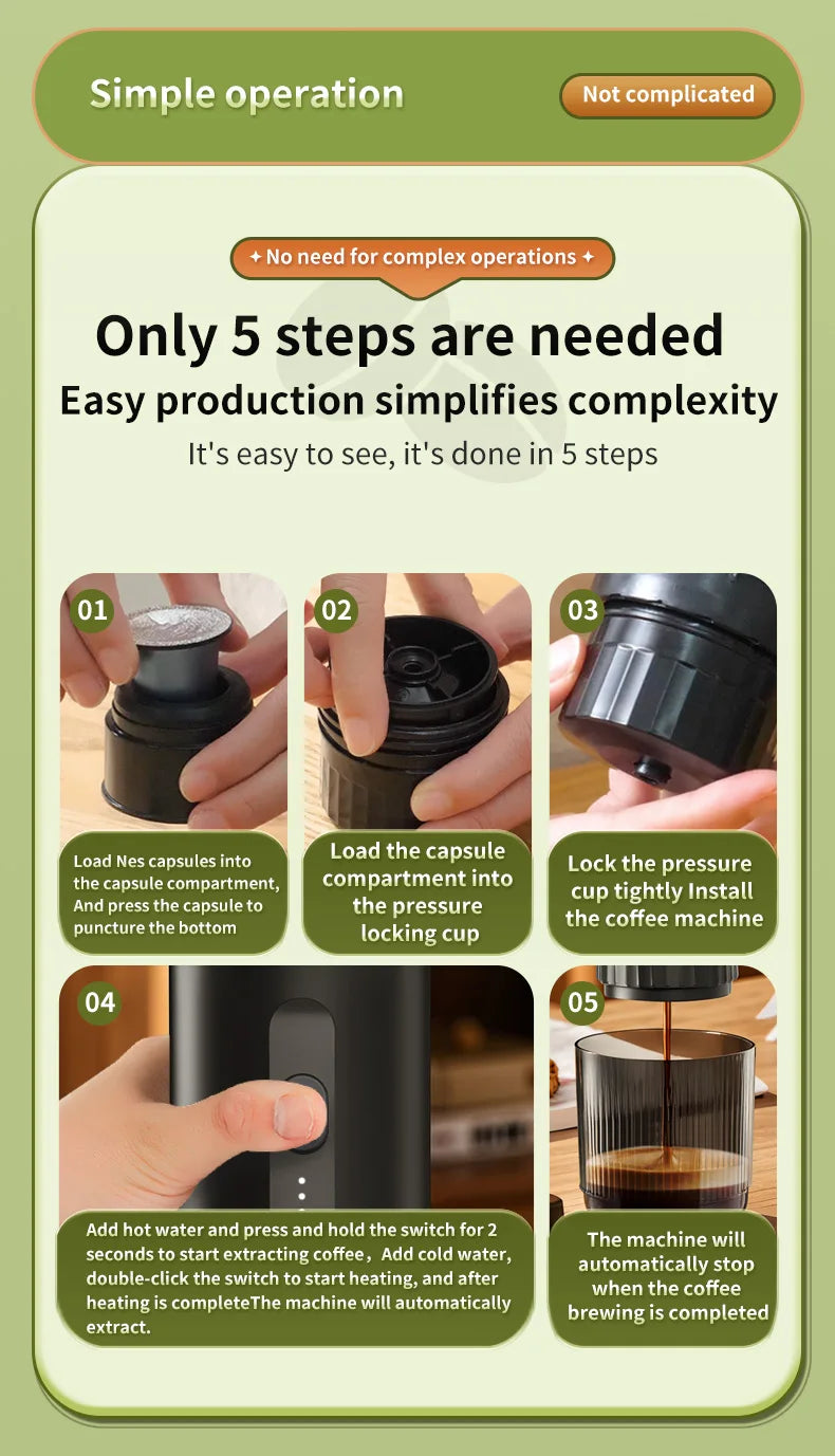 Wireless Capsule Coffee Machine