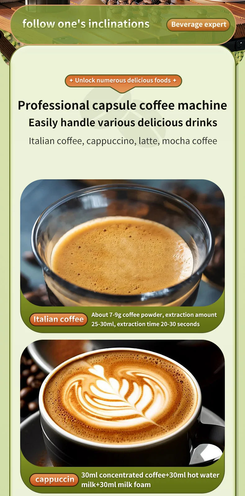 Wireless Capsule Coffee Machine