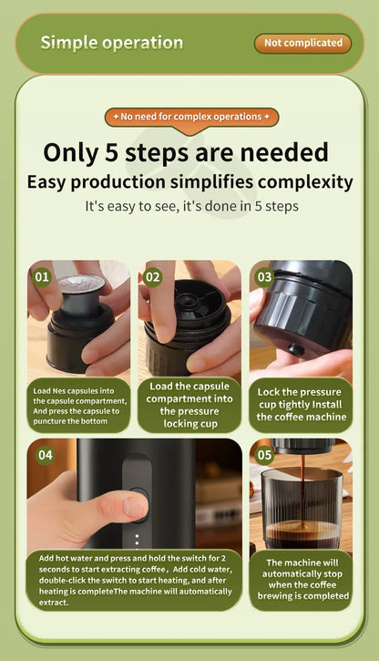 Wireless Capsule Coffee Machine